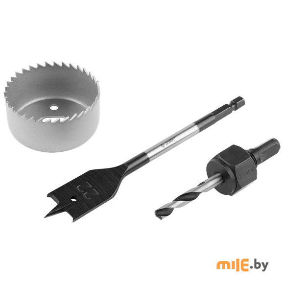 Набор для врезания замков Зубр 54/22 мм (2954-54-H3_Z01) 3 шт.