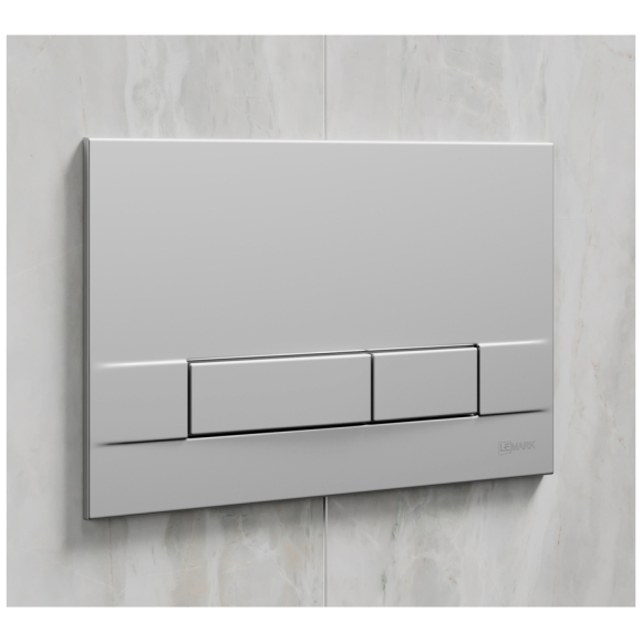 Комплект 2в1: Инсталляция Lemark Peneda для унитазов с кнопкой смыва Bit (9880314) хром матовый