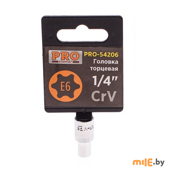 Головка звездочка 1/4 Е6 PRO STARTUL (PRO-54206)