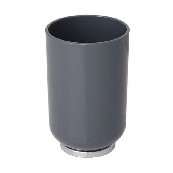 Стакан для зубных щеток Yoka Home ALBA GREY CH.ALBA-GR KUB (серый)