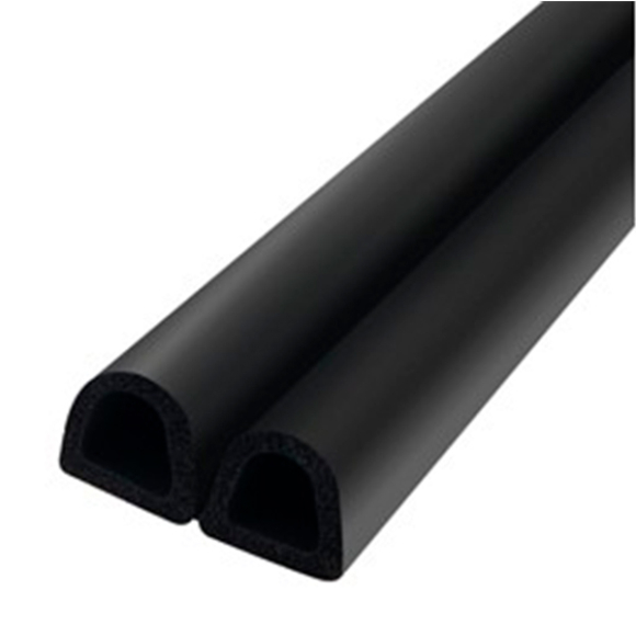 Уплотнитель Trelleborg D-образый черный (9 x 8;100 м)