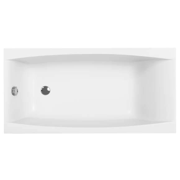 Ванна акриловая Cersanit Virgo (WP-VIRGO-150-W, 5858399) 150x75 см, без ножек