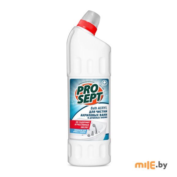 Средство для чистки акриловых поверхностей Prosept Концентрат Bath Acryl 1 л