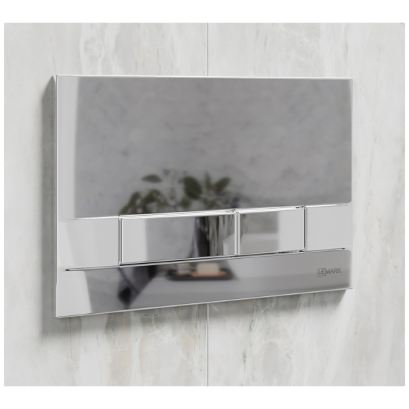 Кнопка смыва для инсталляции Lemark Bit (9801005) хром глянец