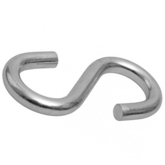 Крючок S-образный М10, цинк (упак/2шт) B007874