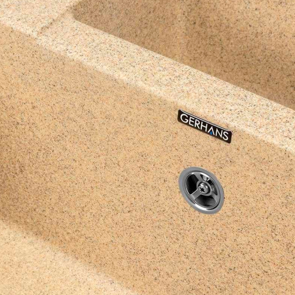 Мойка кухонная Gerhans C01-21 песок (без сифона) Мойка кухонная Gerhans C01-21 песок (без сифона)