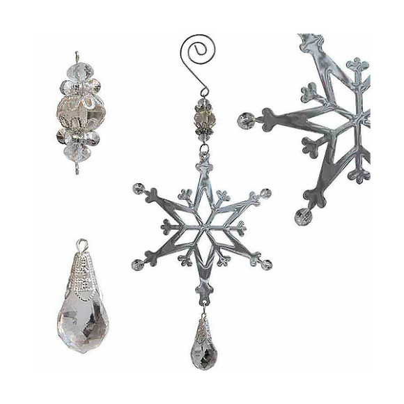 Новогоднее украшение Волшебная страна Новогодняя снежинка 100987