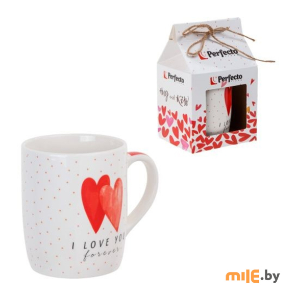 Кружка Perfecto Linea Love hearts-1 (30-063601) 350 мл
