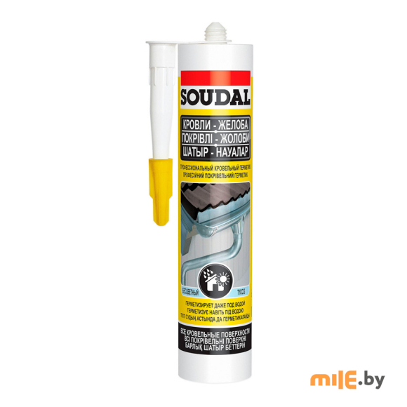 Герметик кровельный Soudal Aquafix (бесцветный) 280 мл