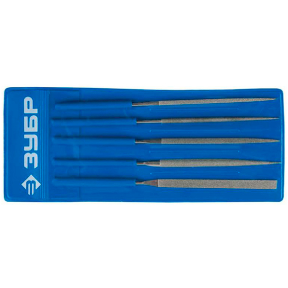 Набор надфилей Зубр 33386-140-H5 (140/5 шт)