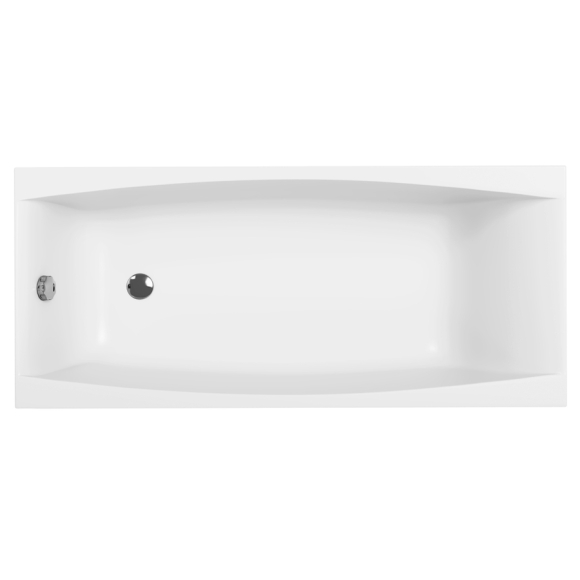 Ванна акриловая Cersanit Virgo (WP-VIRGO-170-W, 5858401) 170x75 см, без ножек