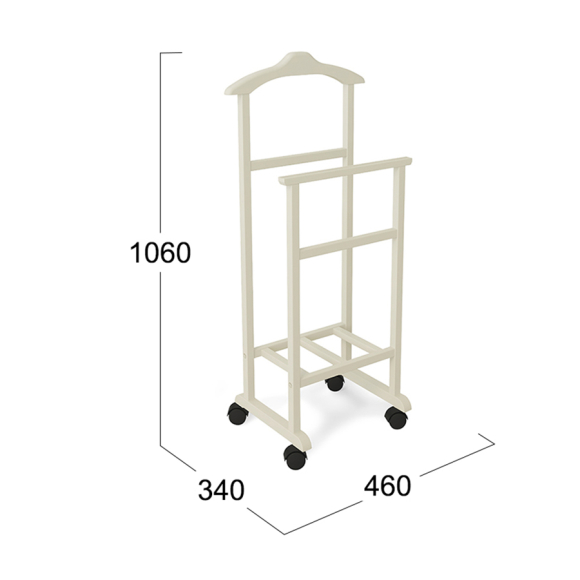 Вешалка напольная ТриЯ Тип 2 (слоновая кость)