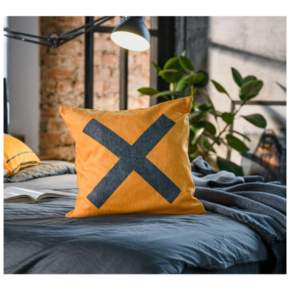 Декоративная подушка Moroshka Don`t cross (919-201-02) 40x40 см