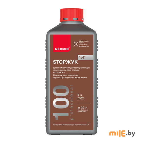 Состав деревозащитный NEOMID StopЖук концентрат 1л