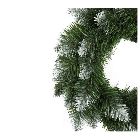 Венок искусственный Sonic Поля с белыми веточками (W07) 50 см