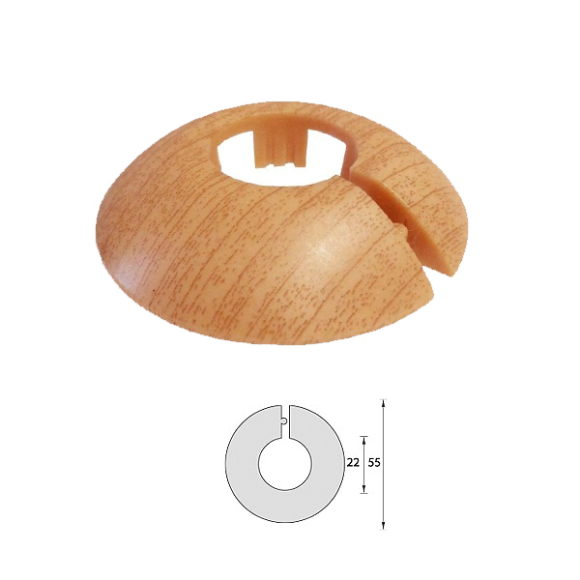 Обвод для труб 1/2 дюйма "Идеал" 241/Вишня