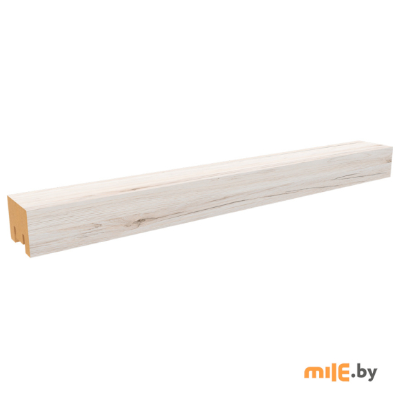 Интерьерная рейка МДФ Stella Милана Дуб Санремо Белый 20x30x2700 мм