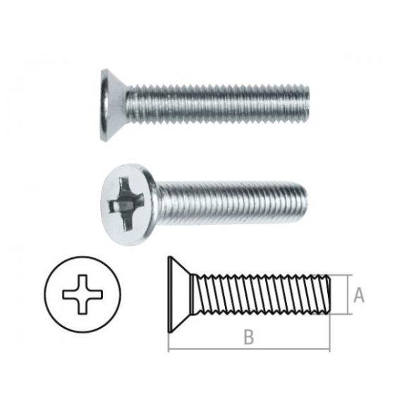 Винт с потайной головкой Starfix М6 (SMZ1-48856-10) 50 мм 10 шт.