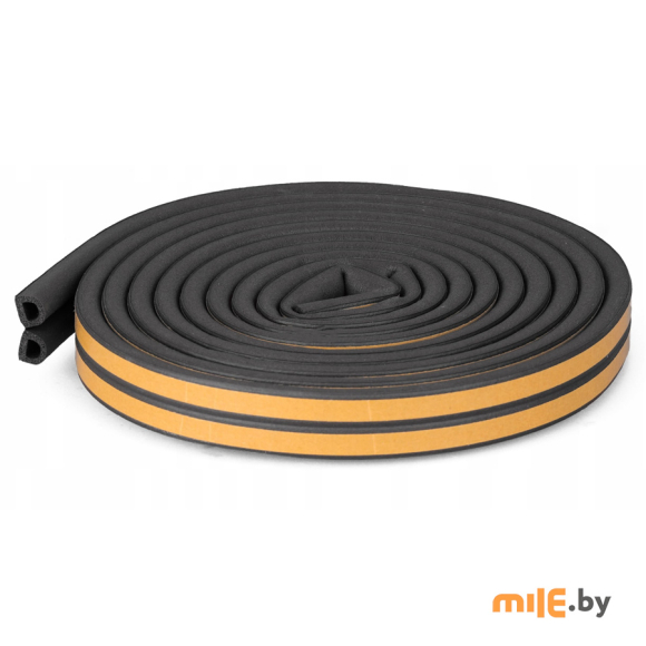 Уплотнитель самоклеящийся Shaper D-образный (9х7,5 мм)