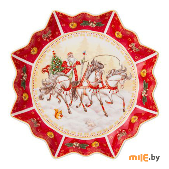 Блюдо Lefard Тройка (85-1737) Новый год