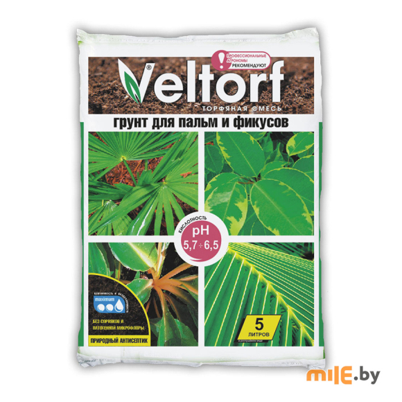 Грунт для пальм и фикусов Veltorf 5 л Грунт для пальм и фикусов Veltorf 5 л