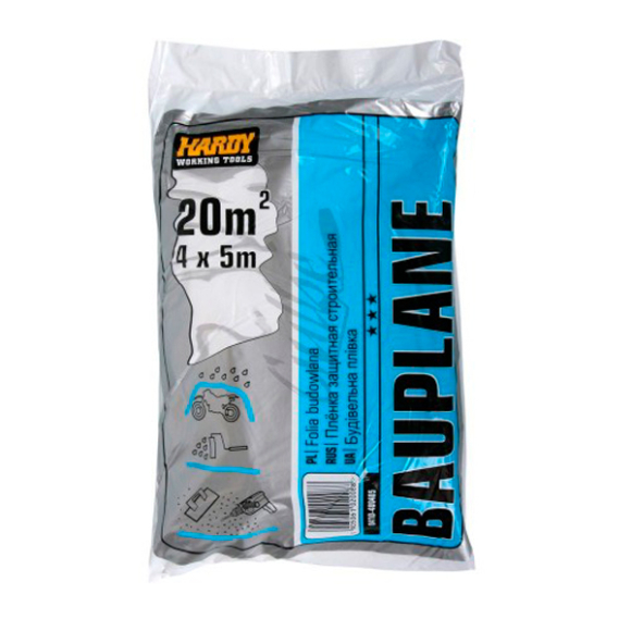 Пленка для защиты поверхности от краски Hardy (0410-400405) 4x5 м Пленка для защиты поверхности от краски Hardy (0410-400405) 4x5 м