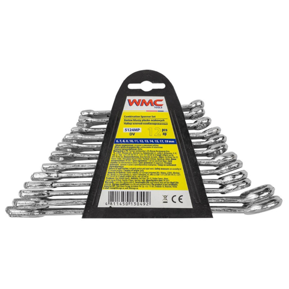 Набор ключей комбинированных WMC Tools WMC-5124MP (12 предметов)