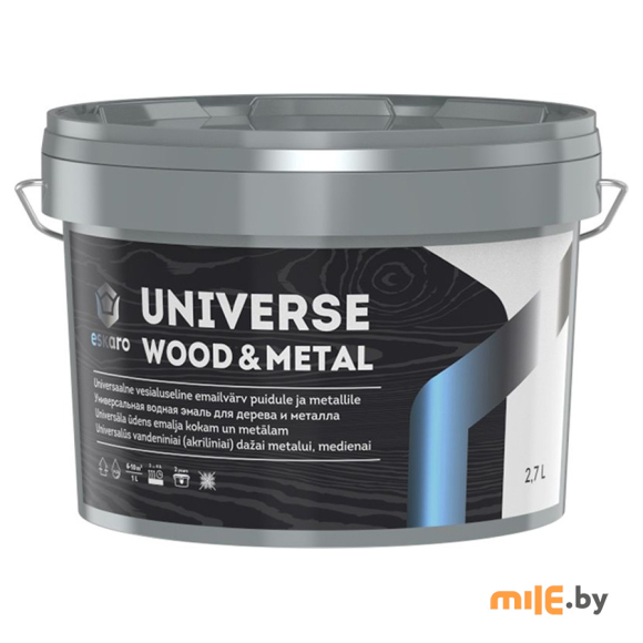 Эмаль Eskaro Universe Wood&Metal база А 2,7 л