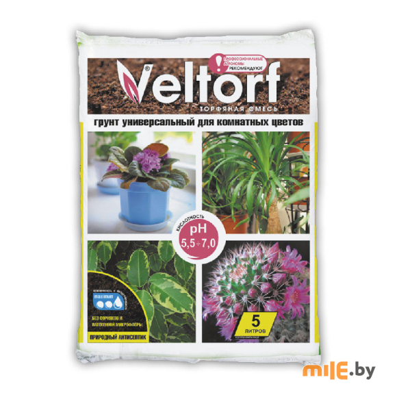 Грунт универсальный для комнатных цветов Veltorf 5 л