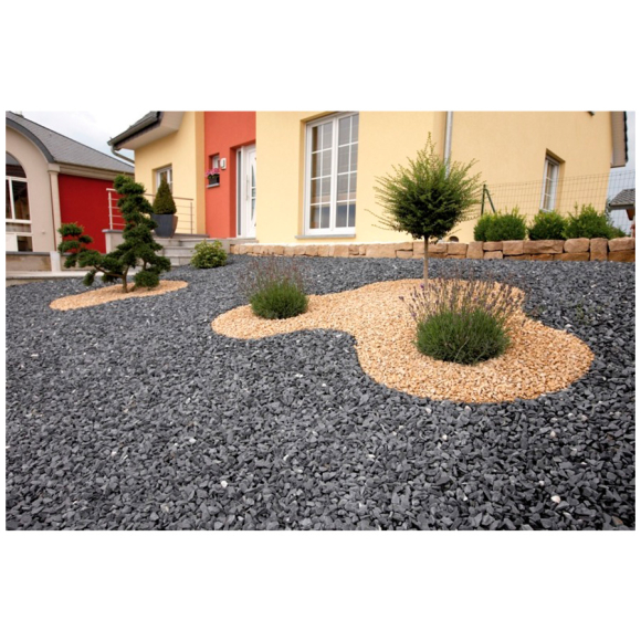 Щебень декоративный РуБелЭко серебристый, гранит (ЩОсер)