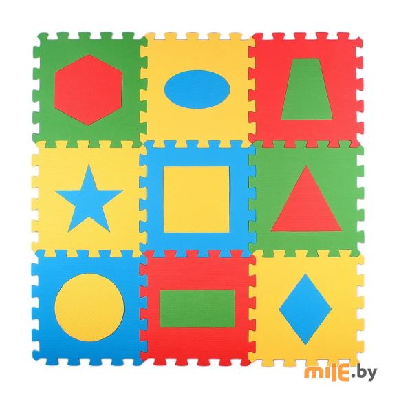 Мягкий пол универсальный Eco Cover Геометрия 33x33 см