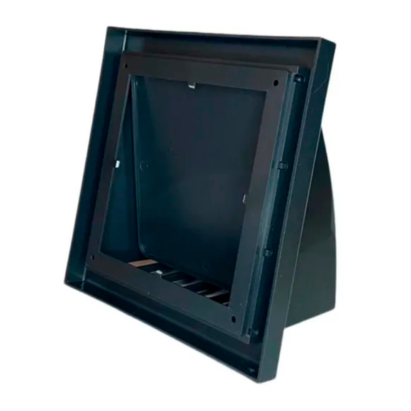 Колпак с клапаном Семь ветров 1515ВСК (графит) 155x155x100 мм