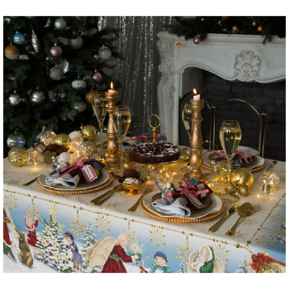 Скатерть Этель Christmas time (4496664) 150х220 см Скатерть Этель Christmas time (4496664) 150х220 см