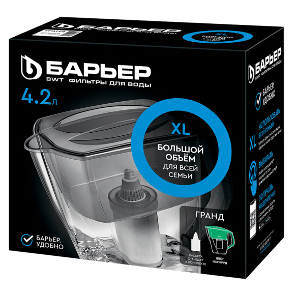 Фильтр Барьер Гранд изумруд 4,2 л