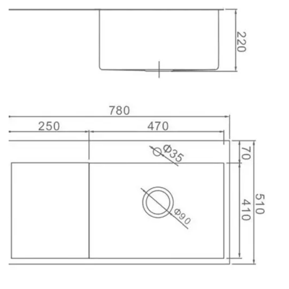 Мойка кухонная Gerhans K37851В-R Мойка кухонная Gerhans K37851В-R