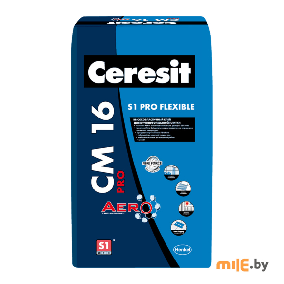 Клей для плитки Ceresit CM 16 Pro 20 кг