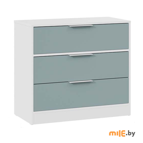 Комод ТриЯ Марли (белый, серо-голубой) 403.002.000