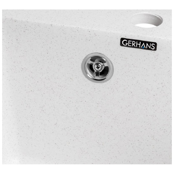 Мойка кухонная Gerhans A10-18 белый (без сифона) Мойка кухонная Gerhans A10-18 белый (без сифона)