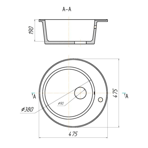 Мойка кухонная Gerhans A05-20 бежевая (без сифона) Мойка кухонная Gerhans A05-20 бежевая (без сифона)