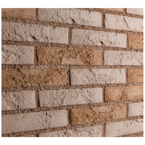 Плита гипсовая декоративная Stone mill Кирпич Норд слоновая кость ПГД-1-Л (3501)
