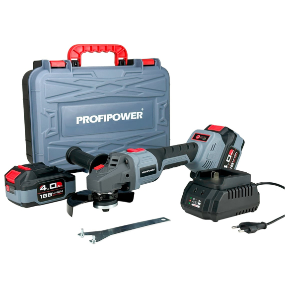 Аккумуляторная углошлифмашина Profipower MKDGA-18V (E0080)