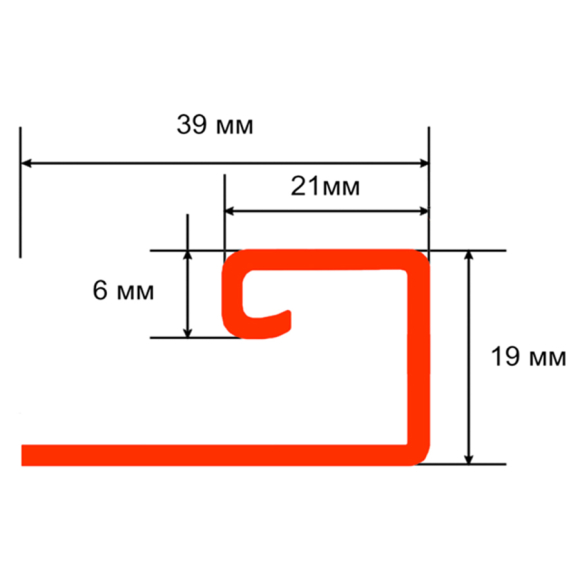 J-профиль Технониколь Оптима Жасмин 3000 (белый)