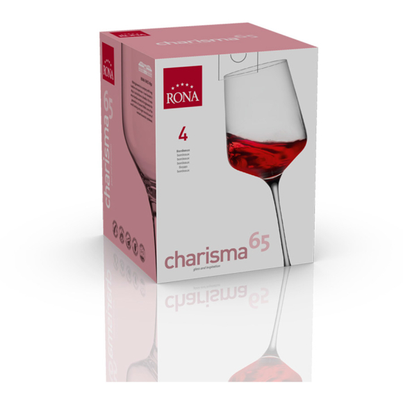 Набор бокалов для вина Rona Charisma 6044 4 шт. 650 мл