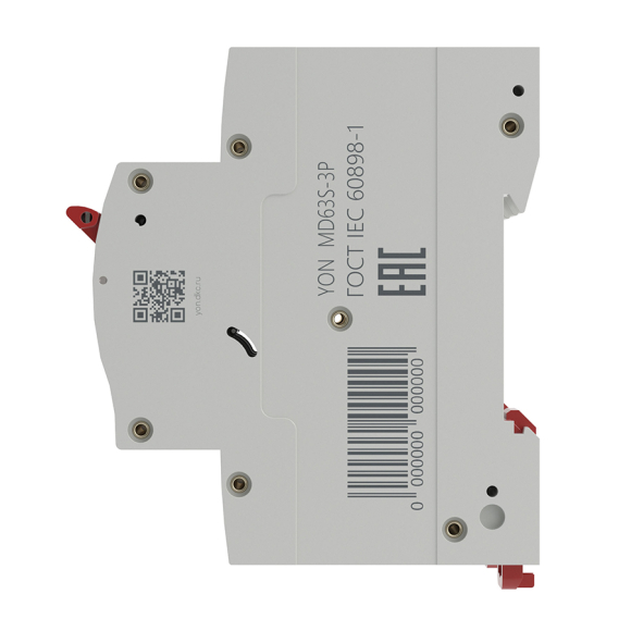 Автоматический выключатель DKC Yon Max MD63N 3P 25A C 4.5kA 3М MD63S-3PC25