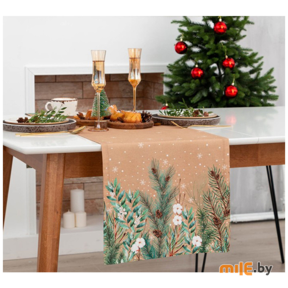 Дорожка на стол Этель Fir branches (7182032) 40х146 см Дорожка на стол Этель Fir branches (7182032) 40х146 см
