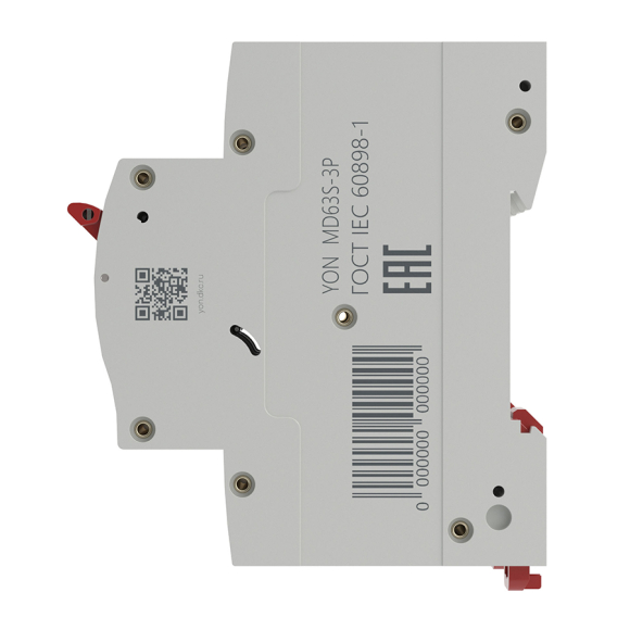 Автоматический выключатель DKC Yon Max MD63N 3P 16A C 4.5kA 3М MD63S-3PC16