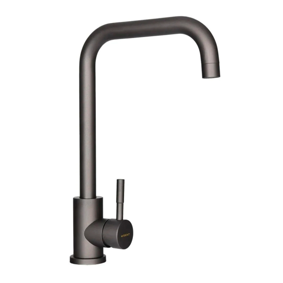 Мойка кухонная Wisent WGS-35050B/W02-114B и смеситель WP49-098-4-U с сифоном, дозатором, коландером
