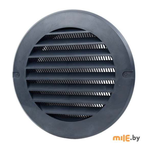 Вентрешетка круглая Семь ветров РК150с (графит)