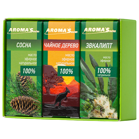 Набор эфирных масел Aroma Saules Здоровье 3x10 мл
