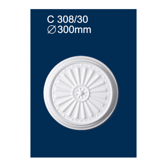 Розетка потолочная Solid C308/30
